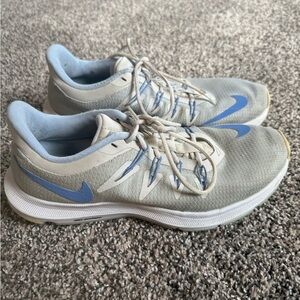 Nike Women’s Light Blue & Gray Athletic Sneakers Running Tennis Shoes Size 8